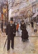 Beraud, Jean On the Boulevard oil painting on canvas